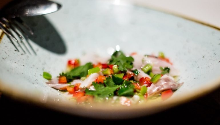 Receta de ceviche de lubina