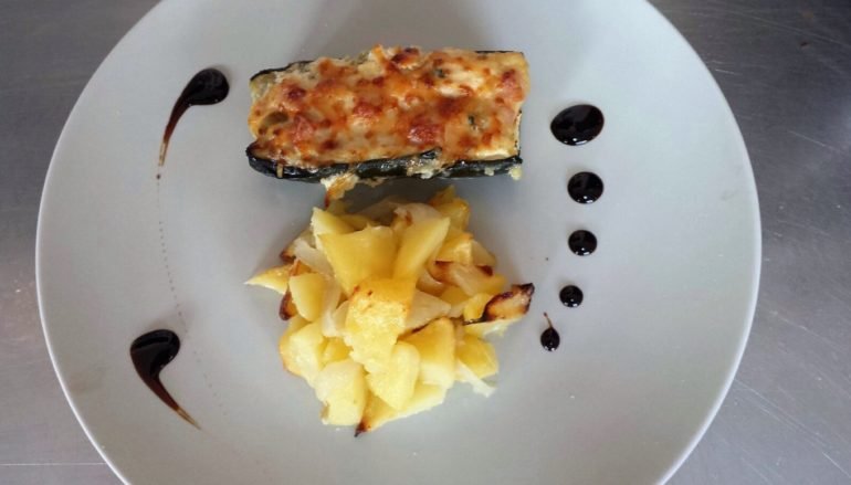 Receta fácil de calabacines rellenos