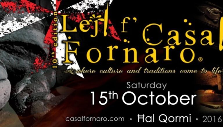 La fiesta del Pan se celebra en Malta, el 15 de octubre