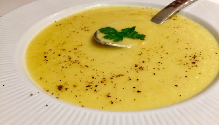 Crema de calabacín, pera y zanahoria